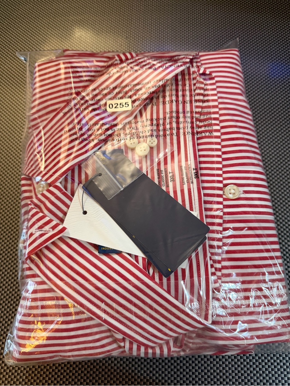 NWT Polo Ralph Lauren Big and Tall Men's Stripe Button-Down Shirt Size 3XLT - Picture 6 of 6